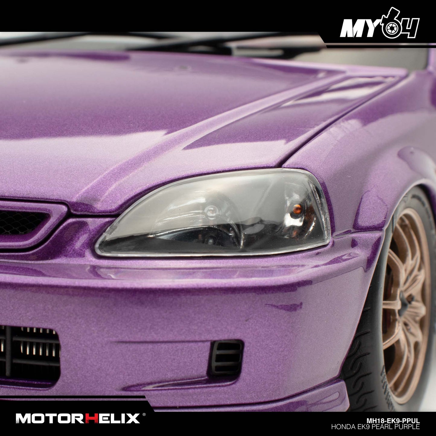 [Motorhelix] Honda EK9 - Pearl Purple