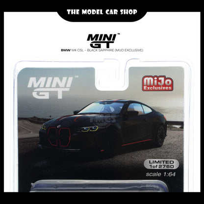 [MINI GT] BMW M4 CSL - Black Sapphire (Mijo Exclusive)