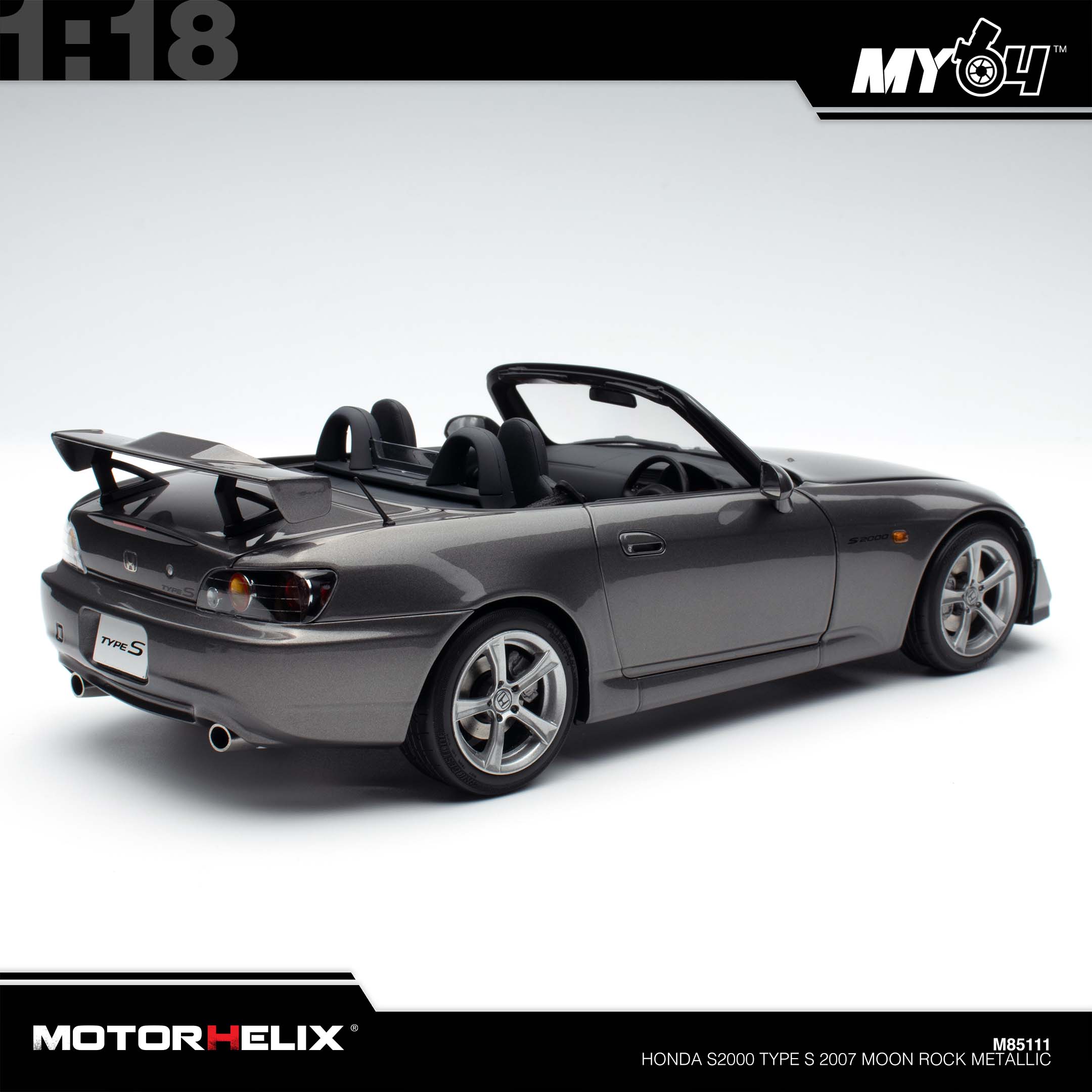 Motorhelix] Honda S2000 Type S 2007 - Moon Rock Metallic | The