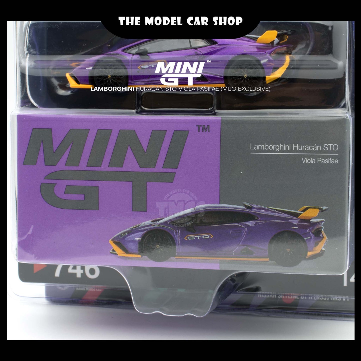 [MINI GT] Lamborghini Huracán STO Viola Pasifae (Mijo Exclusive)