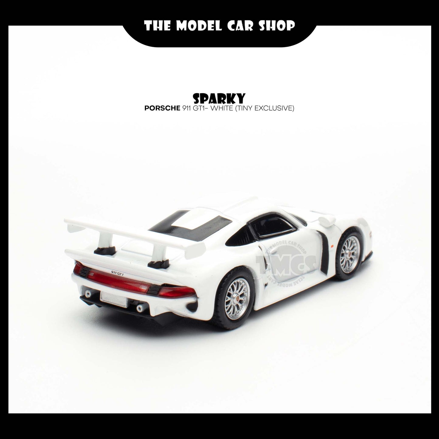 [Sparky] Porsche 911 GT1- White (Tiny Exclusive)