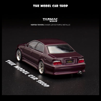 [Tarmac Works] Vertex Toyota Chaser JZX100 - Purple Metallic