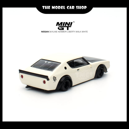 [MINI GT] Nissan Skyline Kenmeri Liberty Walk White