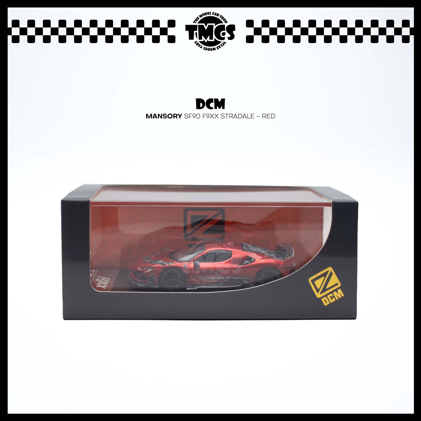 [DCM] 1:64 TPC x DCM Mansory SF90 F9XX Stadale - Red