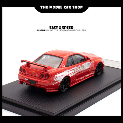 [Fast Speed] Nissan Skyline GT-R (R34) Fast & Furious - Red