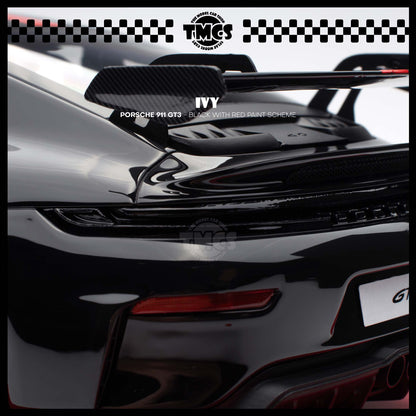[IVY] 1:18 Porsche 911 GT3 - Black With Red Paint Scheme