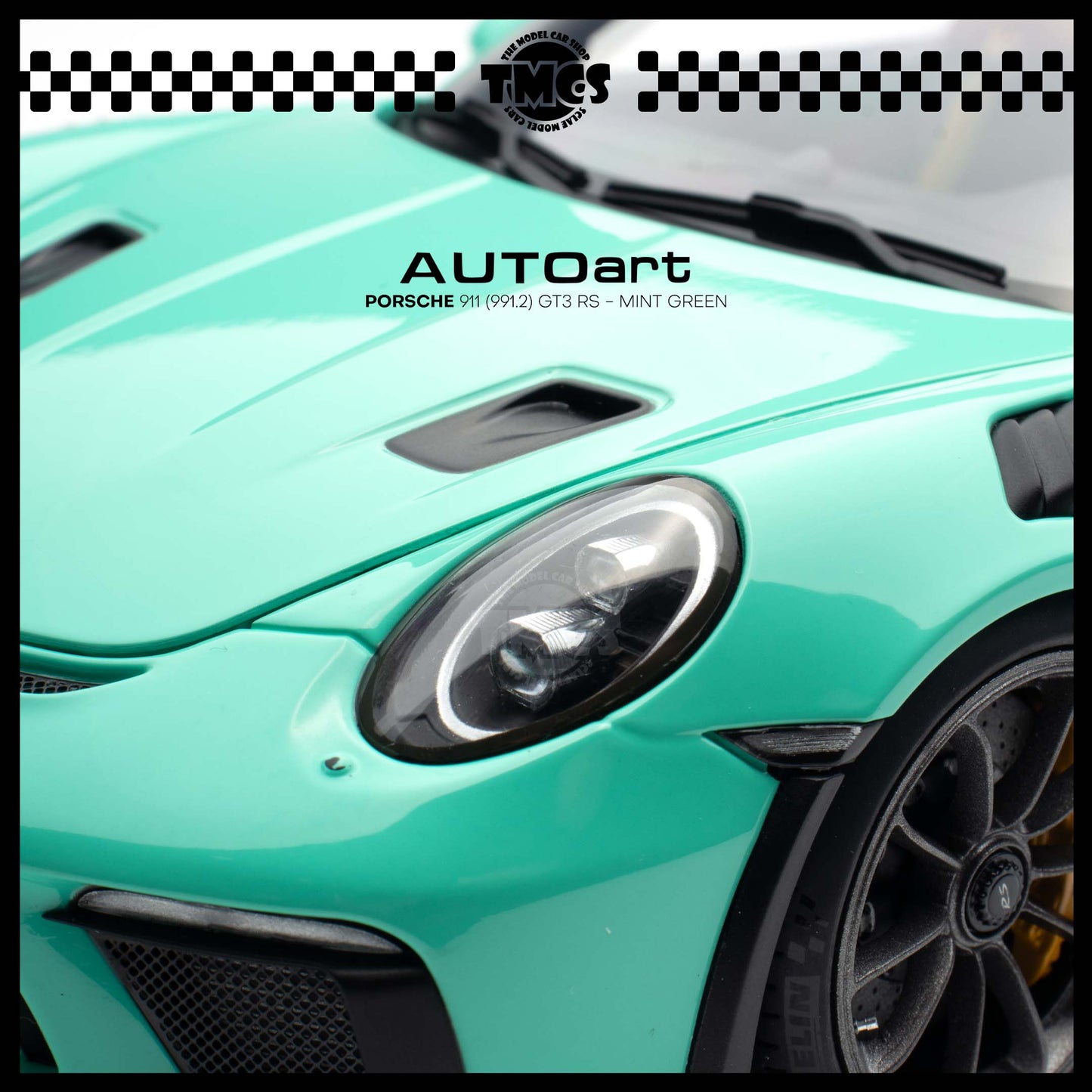 [Auto Art] 1:18 Porsche 911 (991.2) GT3 RS - Mint Green