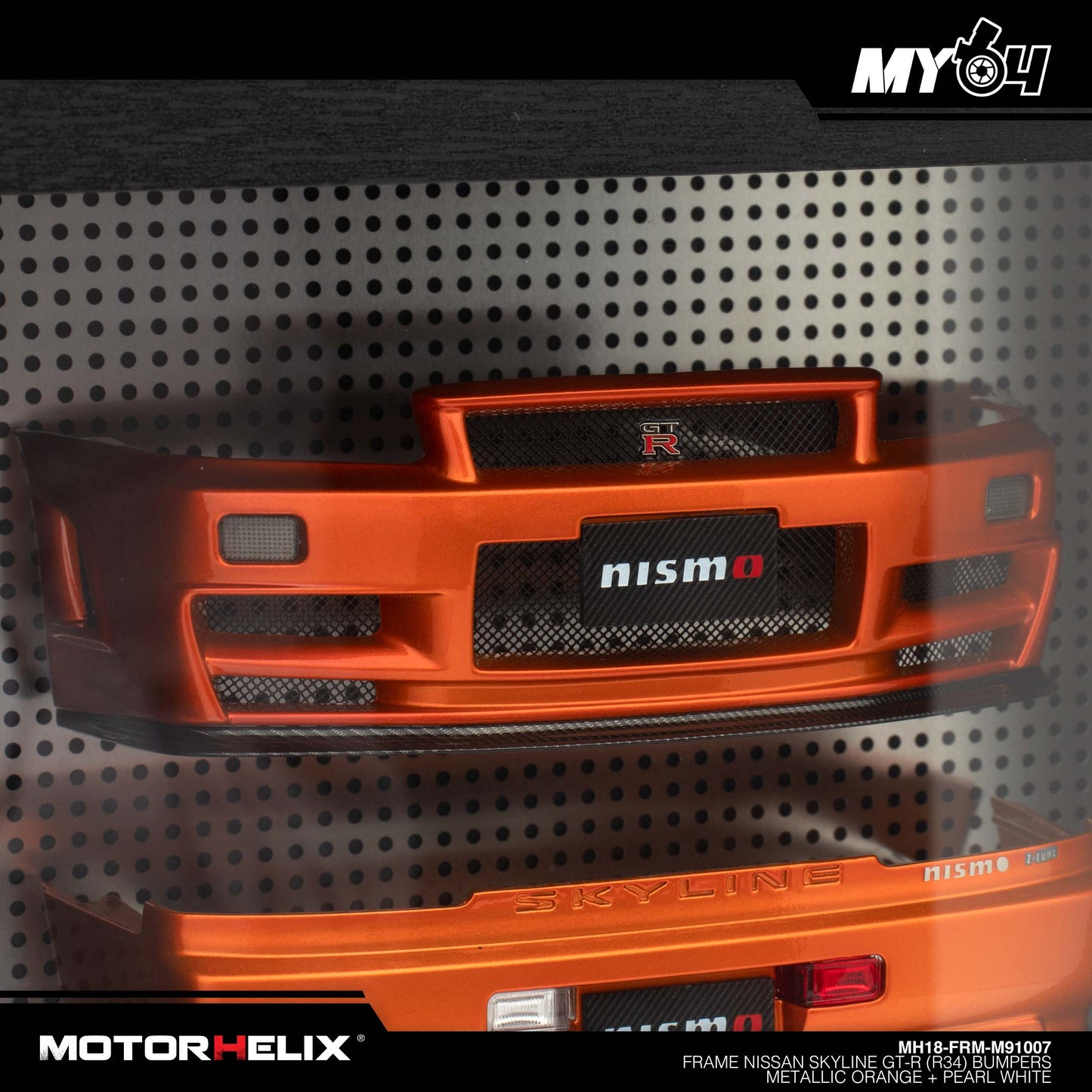 [Motorhelix] Frame Nissan Skyline GT-R (R34) Bumpers