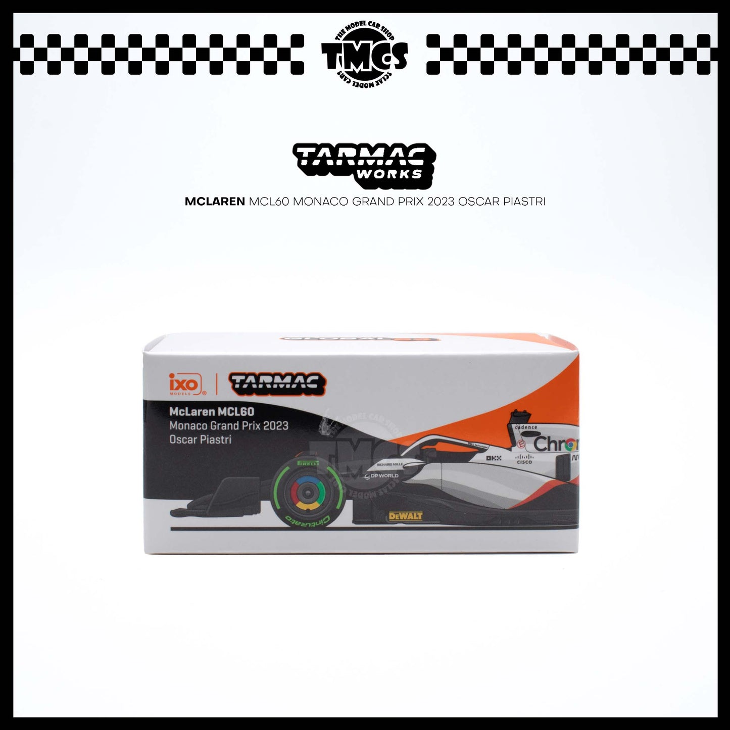 [Tarmac Works] 1:64 McLaren MCL60 Monaco Grand Prix 2023 Oscar Piastri