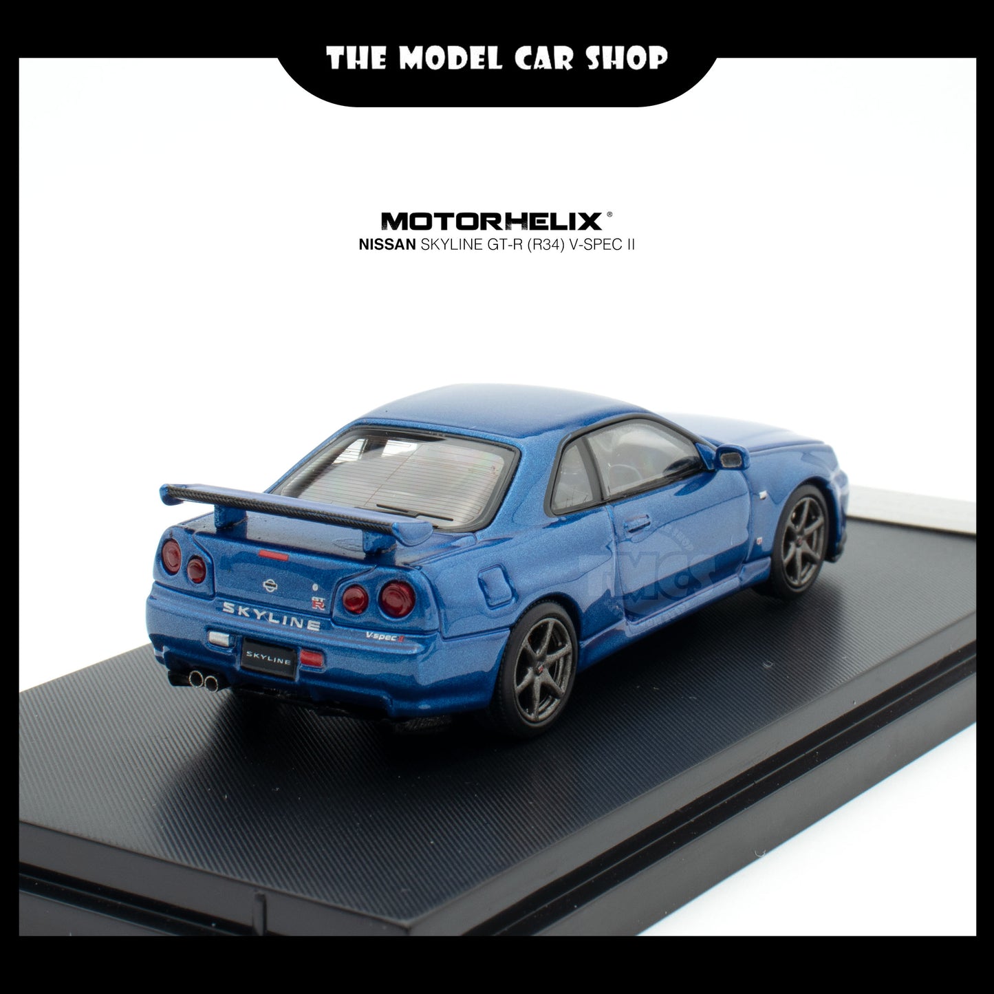 [Motorhelix] Nissan Skyline GT-R R34 V Spec ll - Bayside Blue