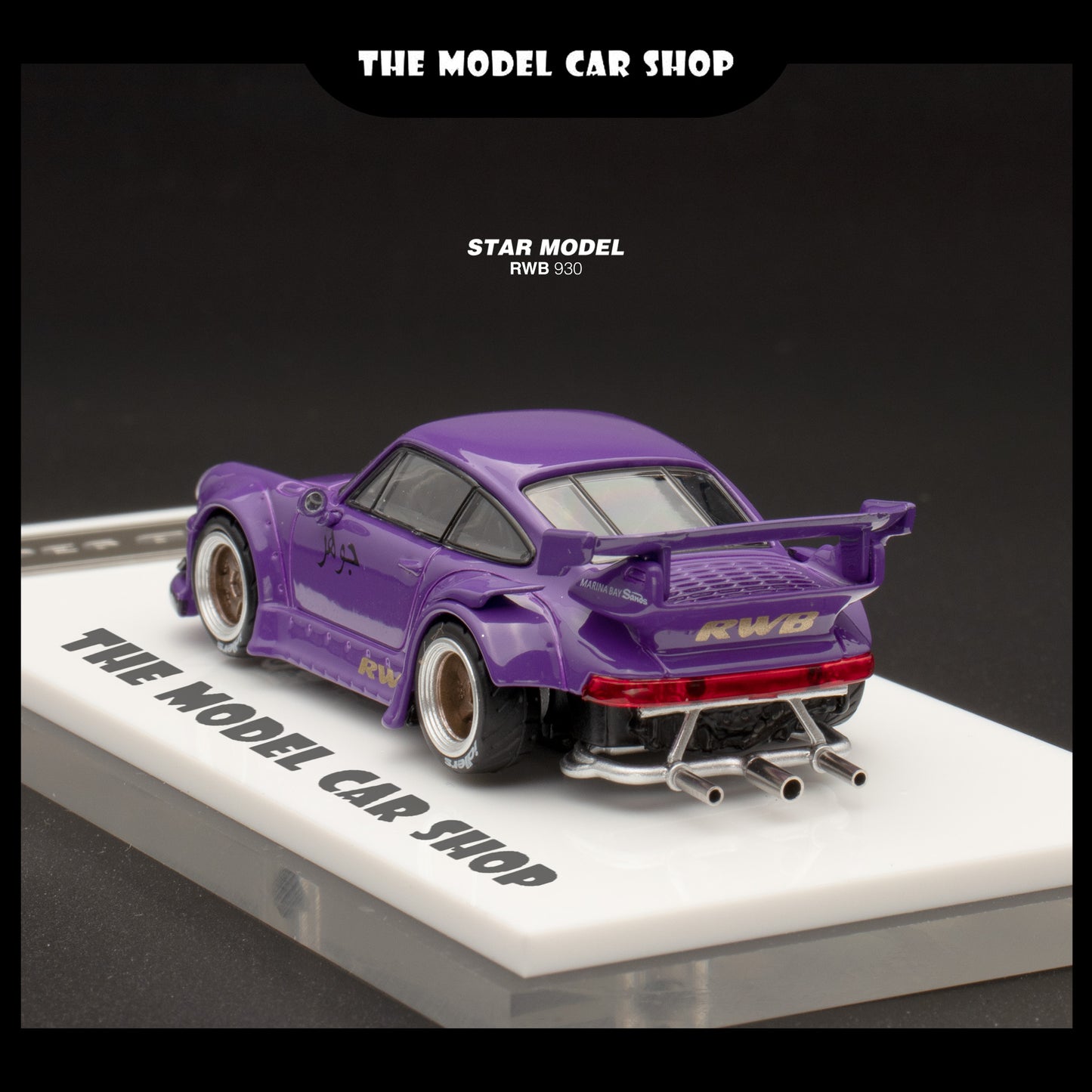 [Star Model] RWB 930 GT Wing - Gloss Purple With Figure & Accesories