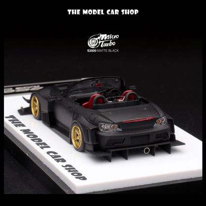 [Micro Turbo] Honda S2000 JS Racing Race Car Time Attack - Matte Black