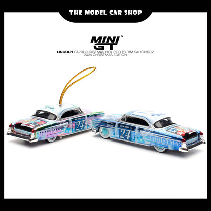 [MINI GT] Lincoln Capri Christmas Hot Rod by Tim Sadchikov 2024 Christmas Edition