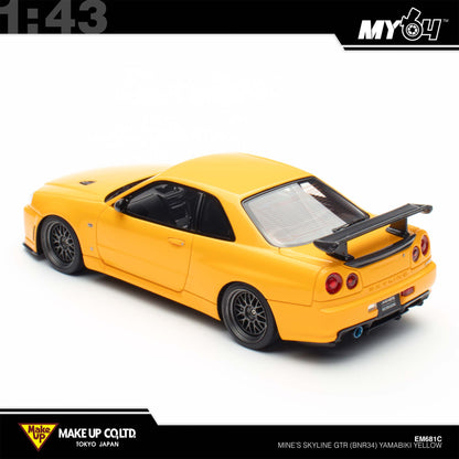 [Make Up] 1:43 Edilion BUILT BY LEGENDS Mine's Skyline GT-R(BNR34)  - YAMABIKI Yellow (Pearl Yellow)