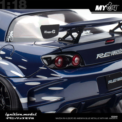 [Ignition Model] Mazda RX-8 (SE3P) RE Amemiya  - Blue Metallic With Mr. Amemiya