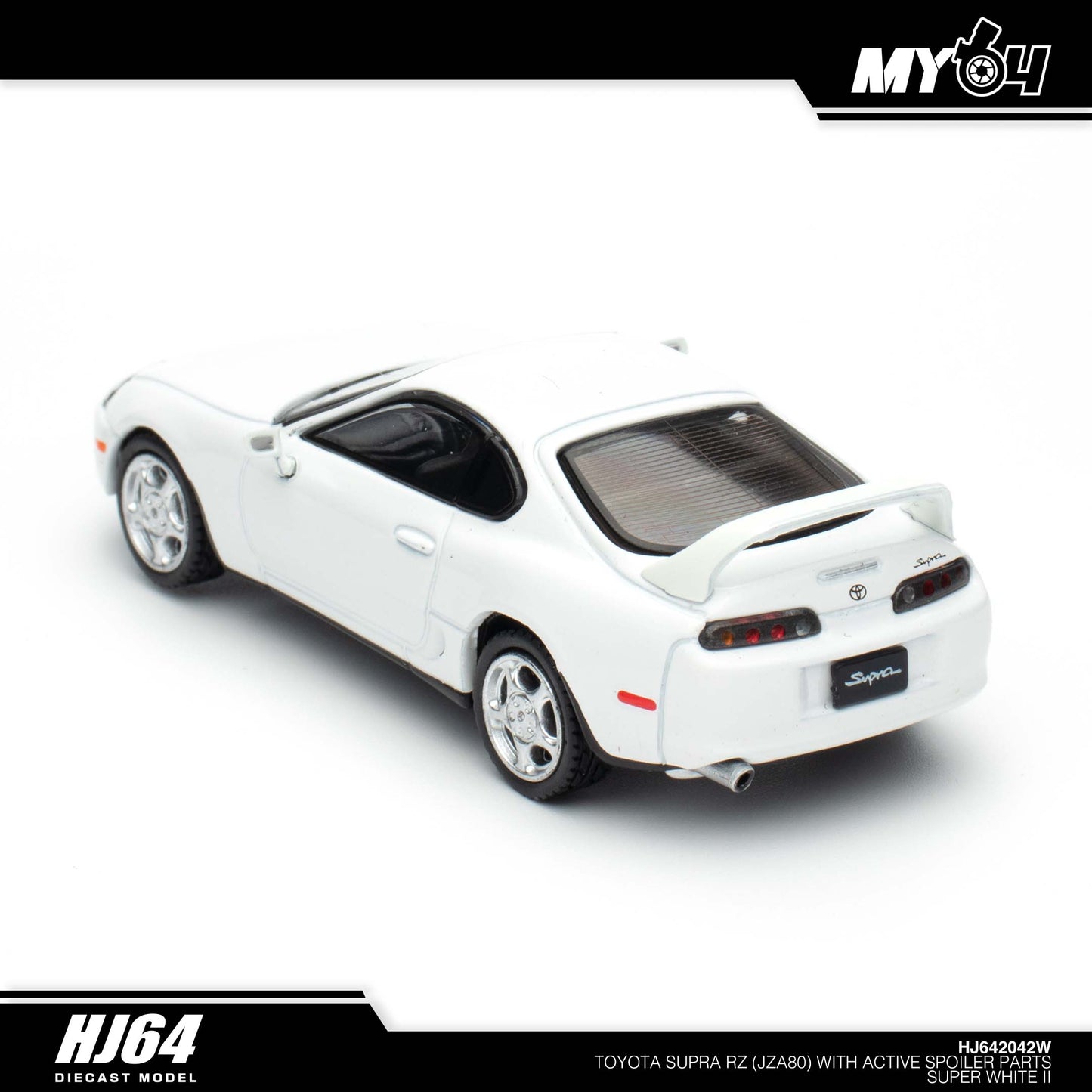 [Hobby Japan] Toyota SUPRA RZ (JZA80) with Active Spoiler Parts - Super White II