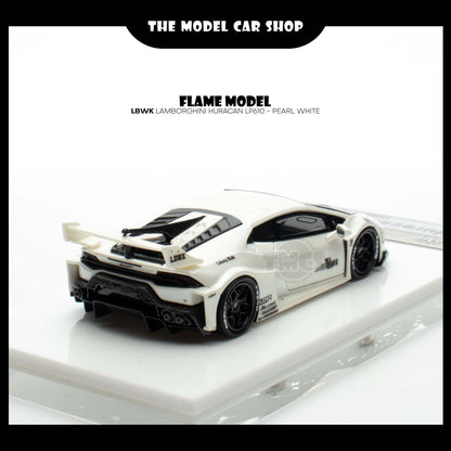 [Flame Model] LBWK Lamborghini Huracan LP610 - Pearl White