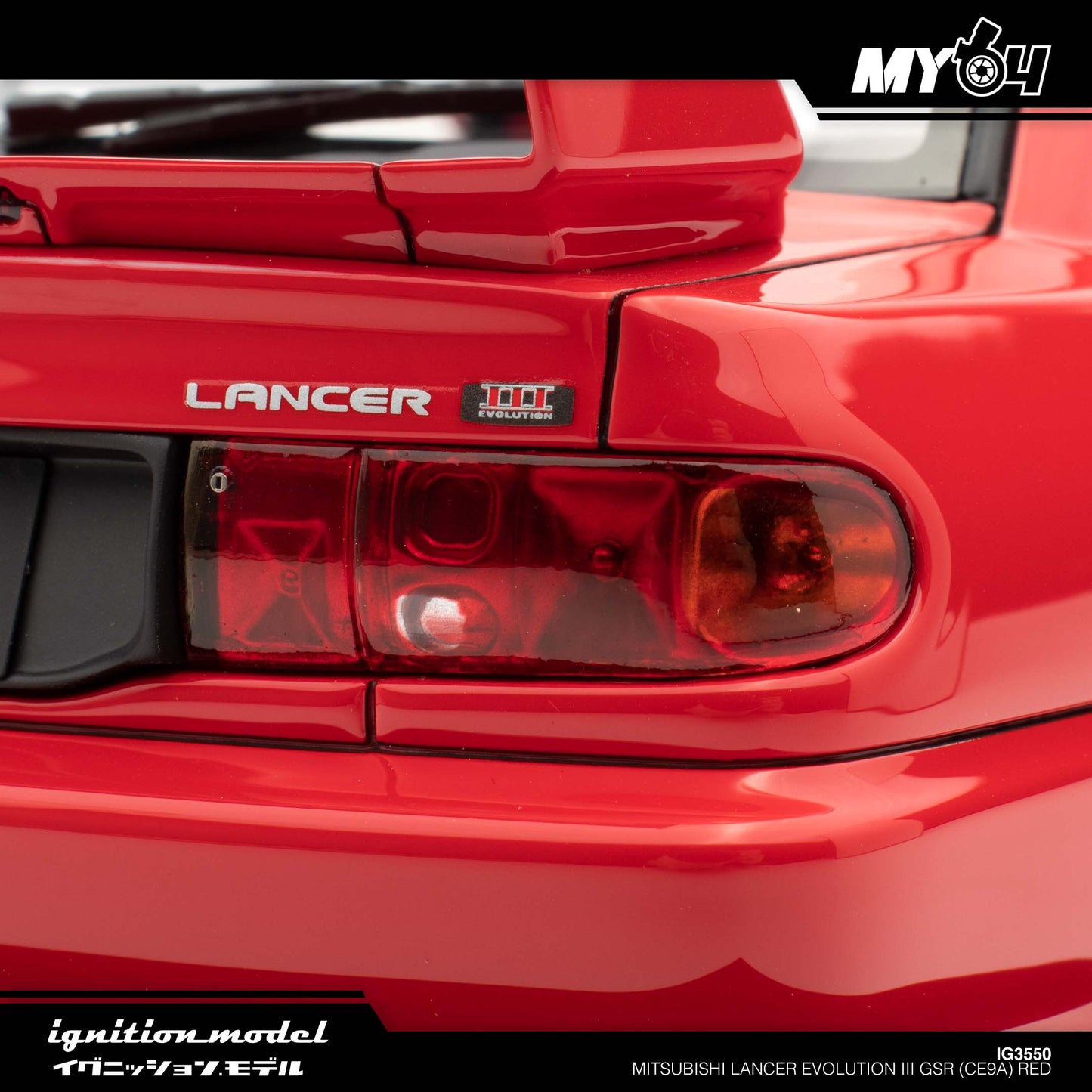 [Ignition Model] Mitsubishi Lancer Evolution III GSR (CE9A) - Red