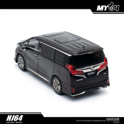 [Hobby Japan] Toyota Alphard Customized Version With Sun Roof - Black