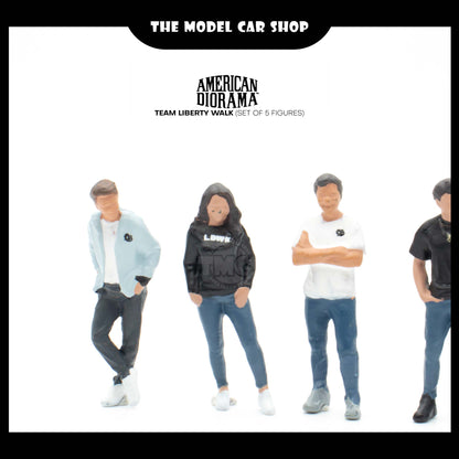 [American Diorama] Team Liberty Walk (Set of 5 figures)