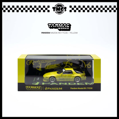 [Tarmac Works] 1:64 Pandem Mazda RX-7 FC3S - Yellow