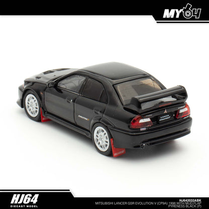 [Hobby Japan] Mitsubishi Lancer GSR Evolution 5 (CP9A) 1998 with Mud Flap - Pyrenees Black