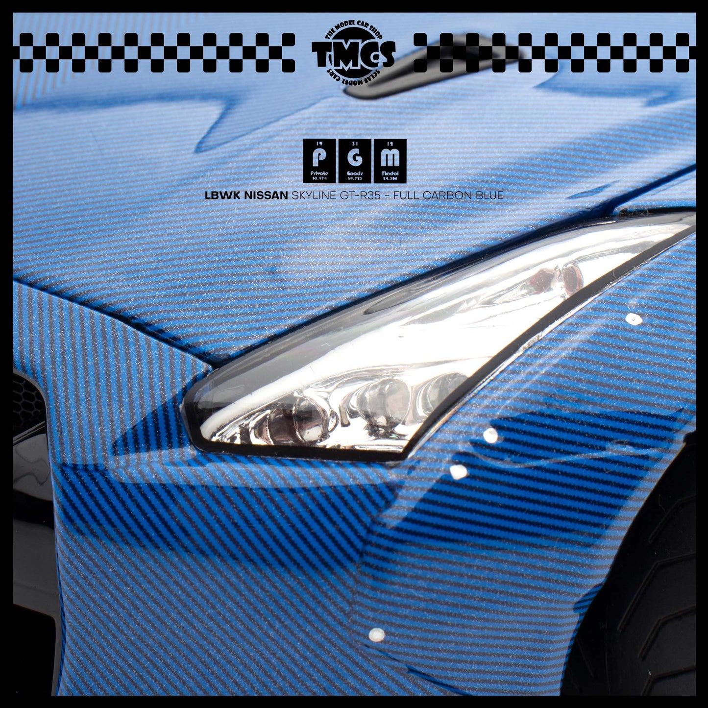 [PGM] LBWK Nissan Skyline GT-R35 - Full Carbon Blue