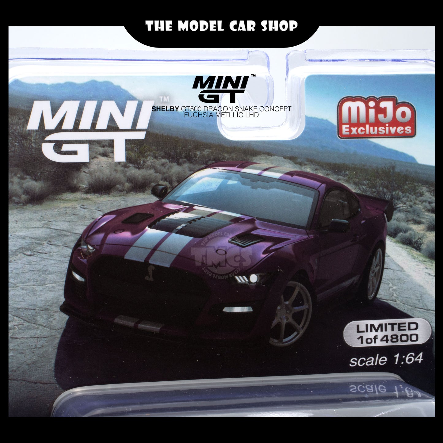 [MINI GT] Shelby GT500 Dragon Snake Concept - Fuchsia Metallic (Mijo Exclusive)