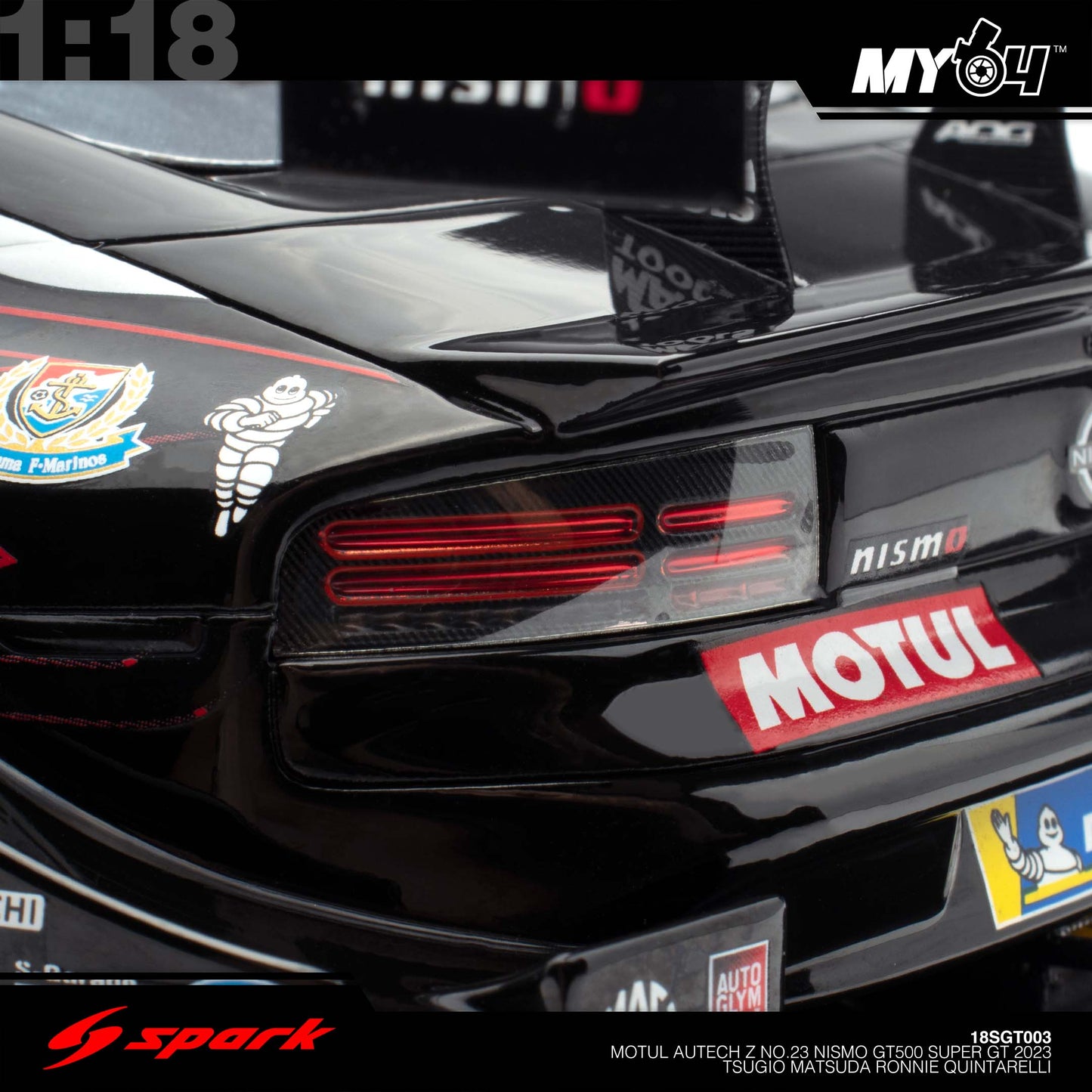 [Sparky] MOTUL AUTECH Z No.23 NISMO GT500 SUPER GT 2023 Tsugio Matsuda - Ronnie Quintarelli