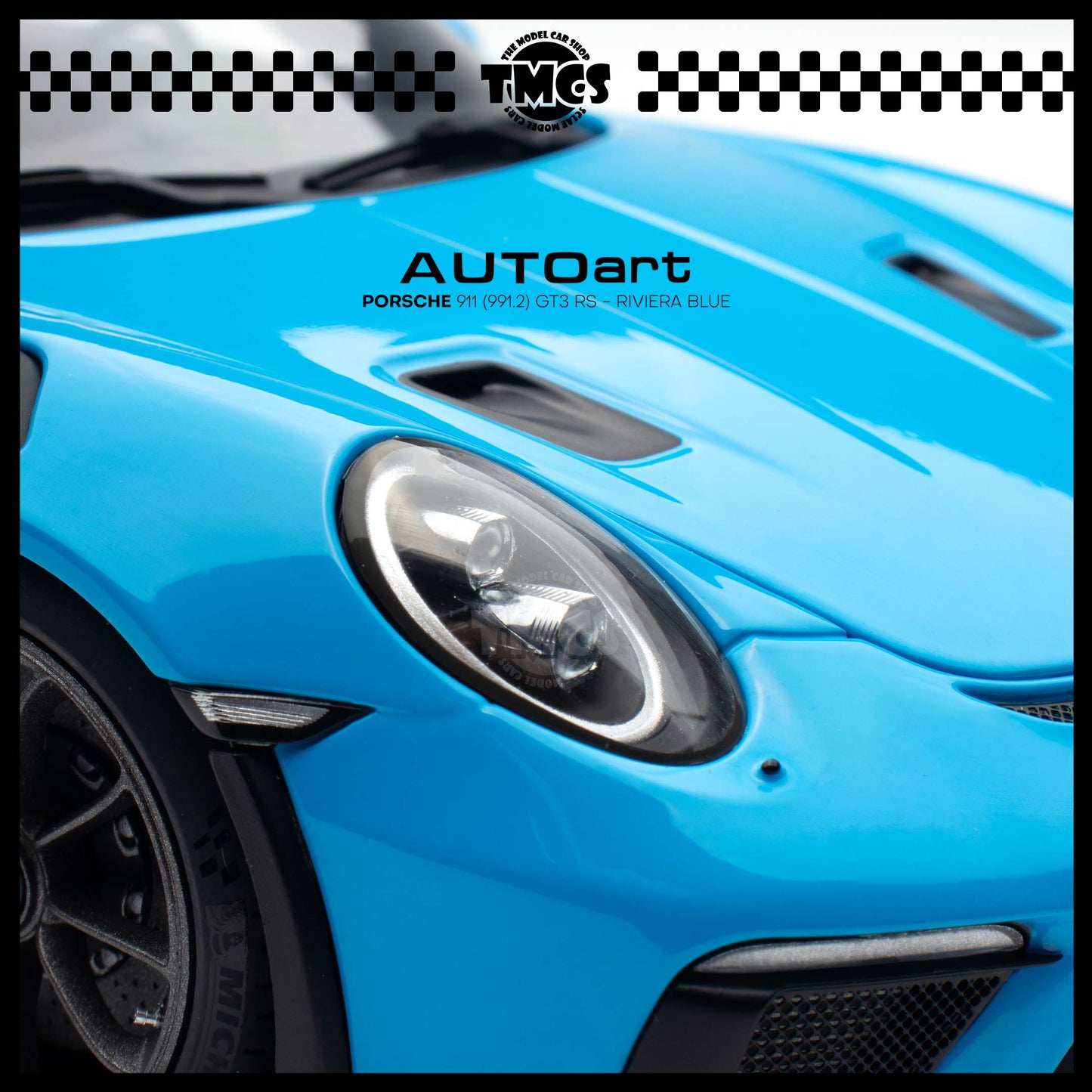 [Auto Art] 1:18 Porsche 911 (991.2) GT3 RS  - Riviera Blue