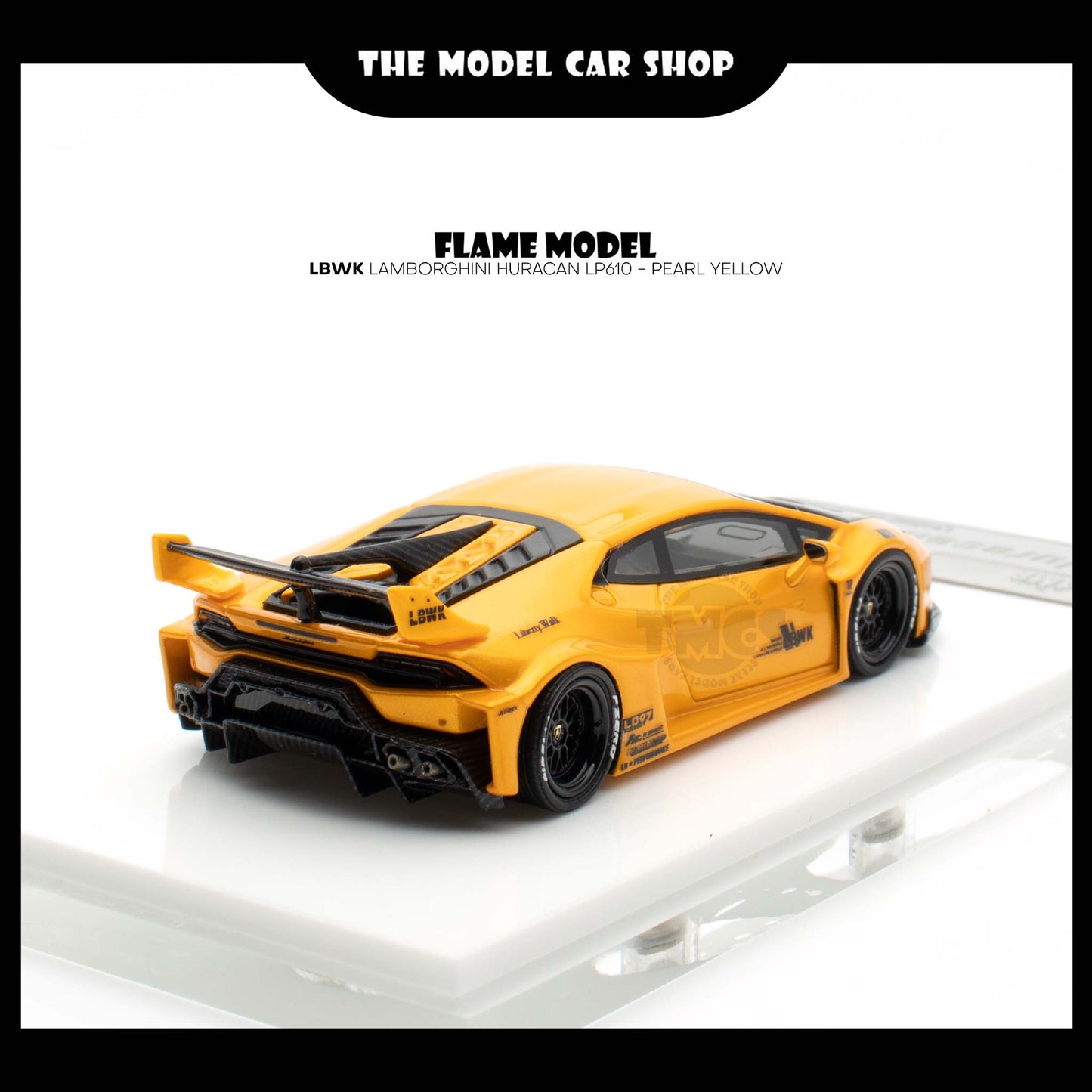 [Flame Model] LBWK Lamborghini Huracan LP610 - Pearl Yellow