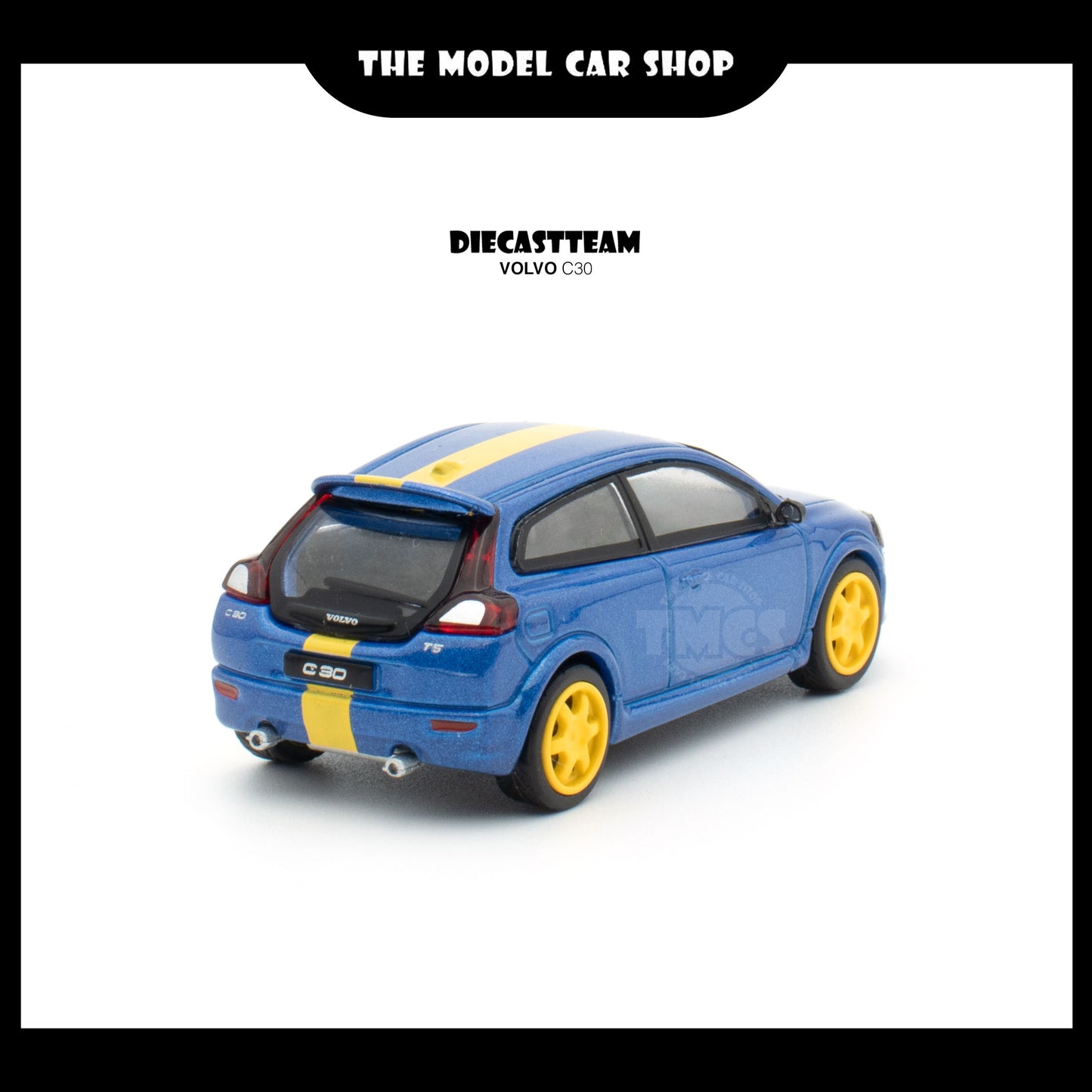 [DCT] Volvo C30 - Blue with Yellow Stripe