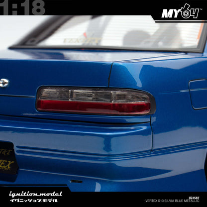 [Ignition Model] 1:18 Vertex S13 Silvia - Blue Metallic