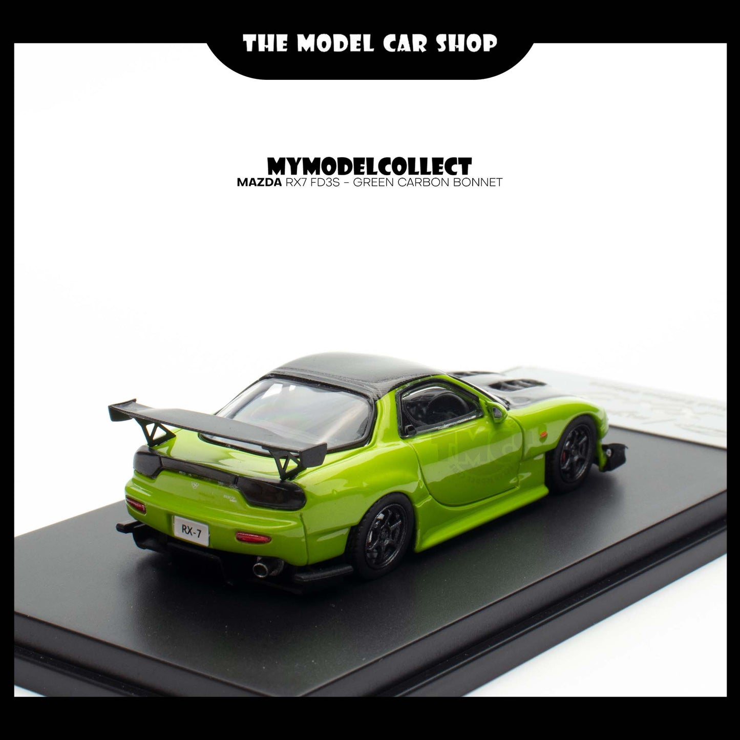 [Model Collect] Mazda RX7 FD3S - Green Carbon Bonnet