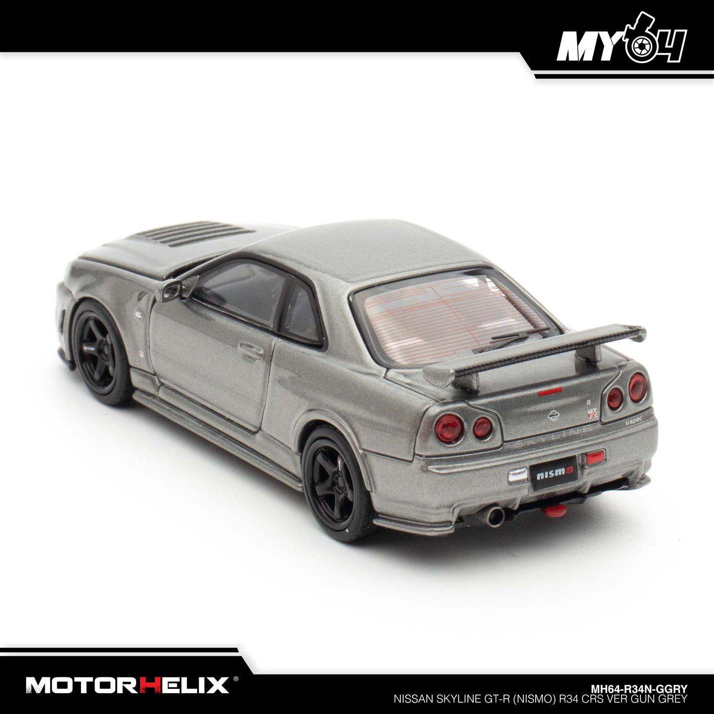 [Motorhelix] Nissan Skyline GT-R (Nismo) R34 CRS VER - Gun Grey