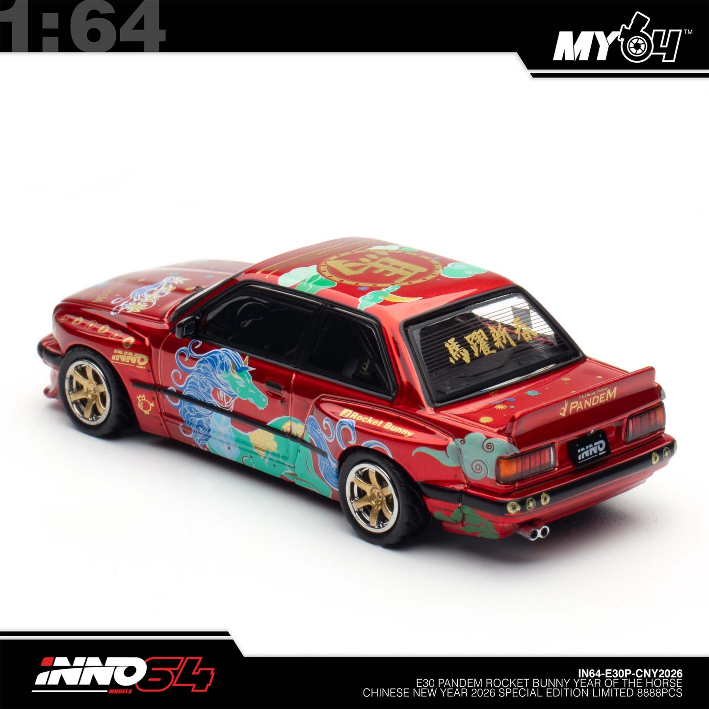 [INNO64] 1:64 Pandem Rocket Bunny E30 The Year Of The Horse 2026 Limited Edition