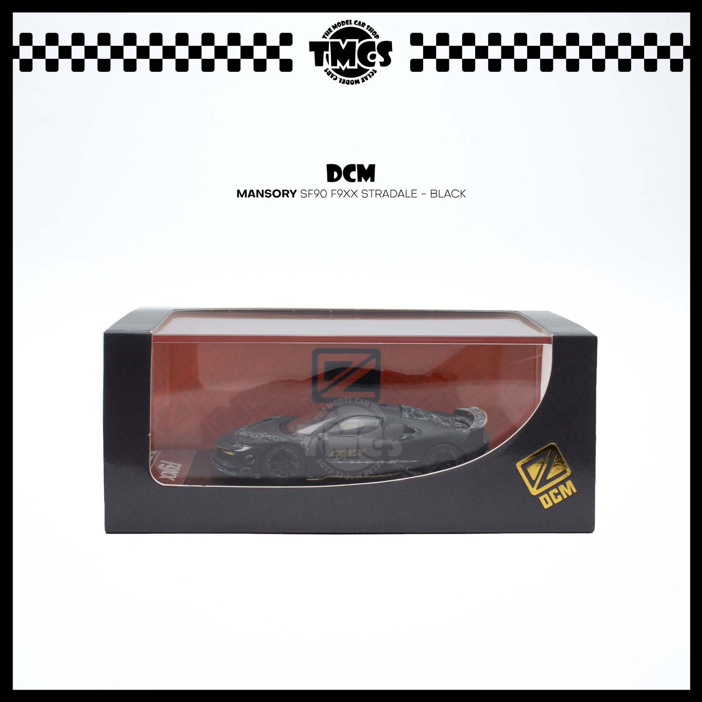 [DCM] 1:64 TPC x DCM Mansory SF90 F9XX Stadale - Black