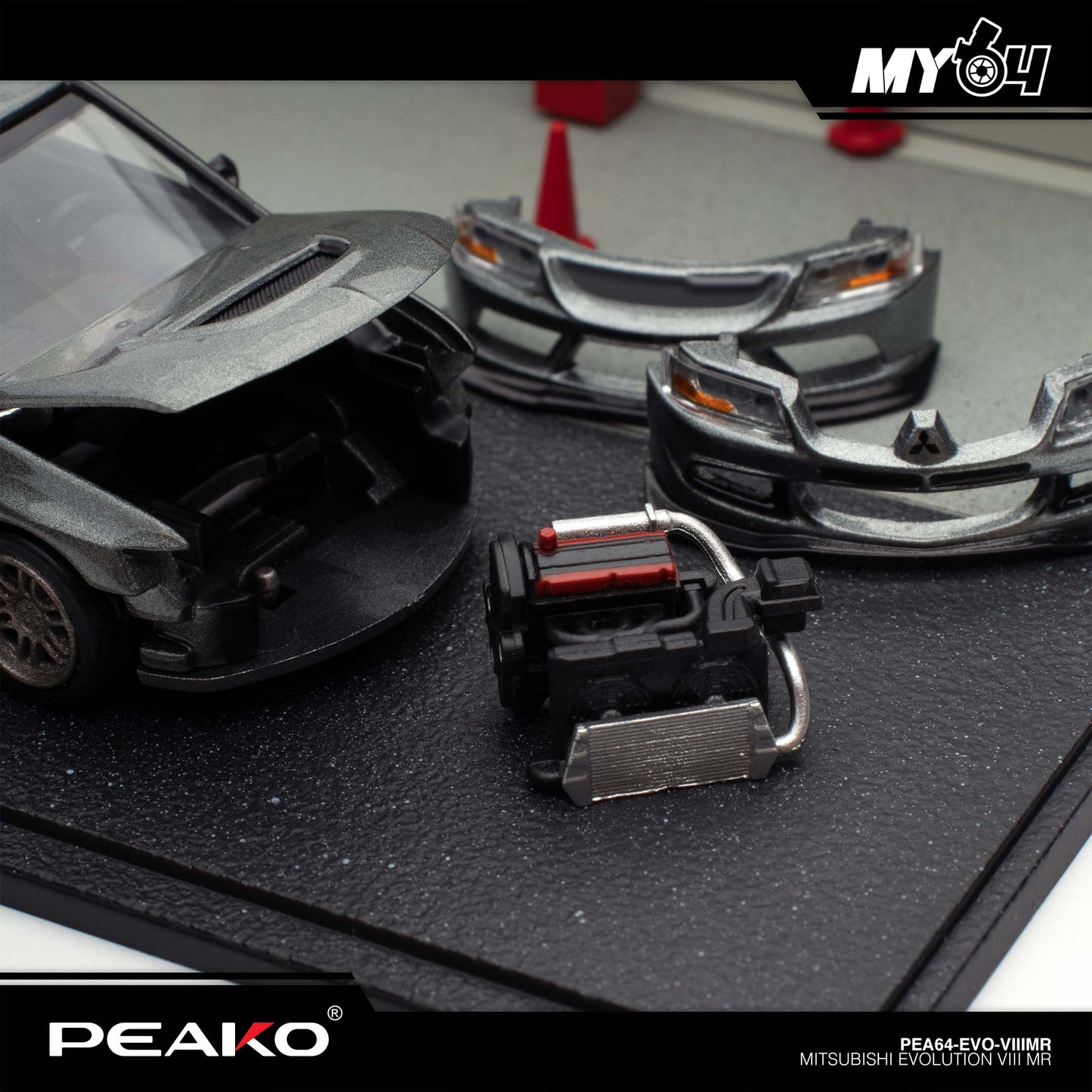 [Peako] 1:64 Mitsubishi Evolution VIII MR