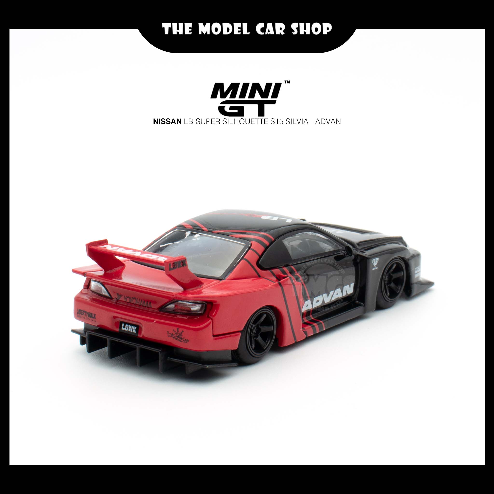 Mini GT] Nissan LB-Super Silhouette S15 Silvia - Advan | The Model