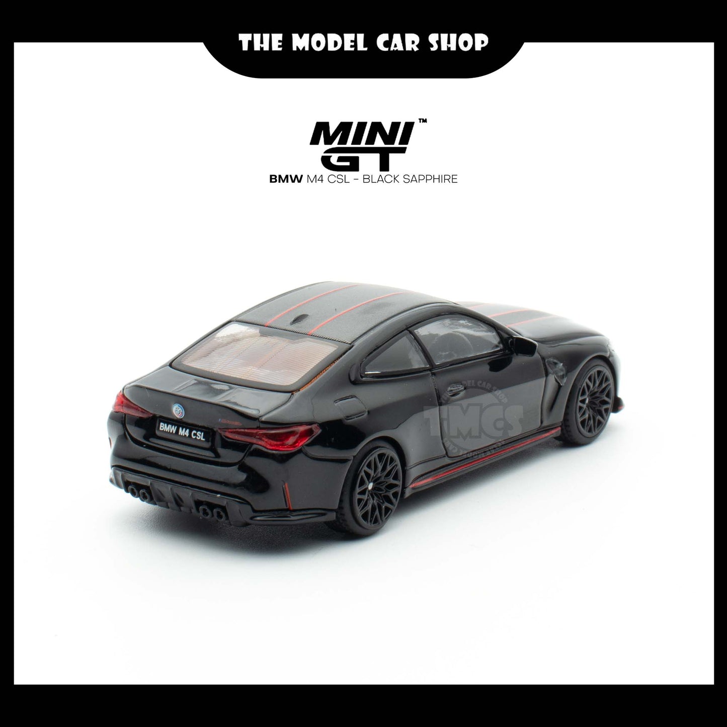 [MINI GT] BMW M4 CSL - Black Sapphire