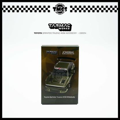 [Tarmac Works] 1:64 Toyota Sprinter Trueno AE86 Widebody  - Green