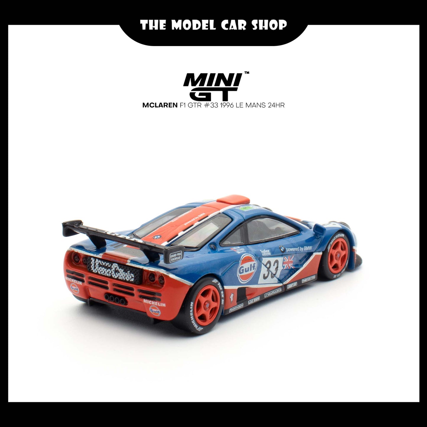 [MINI GT] McLaren F1 GTR #33 1996 Le Mans 24Hr