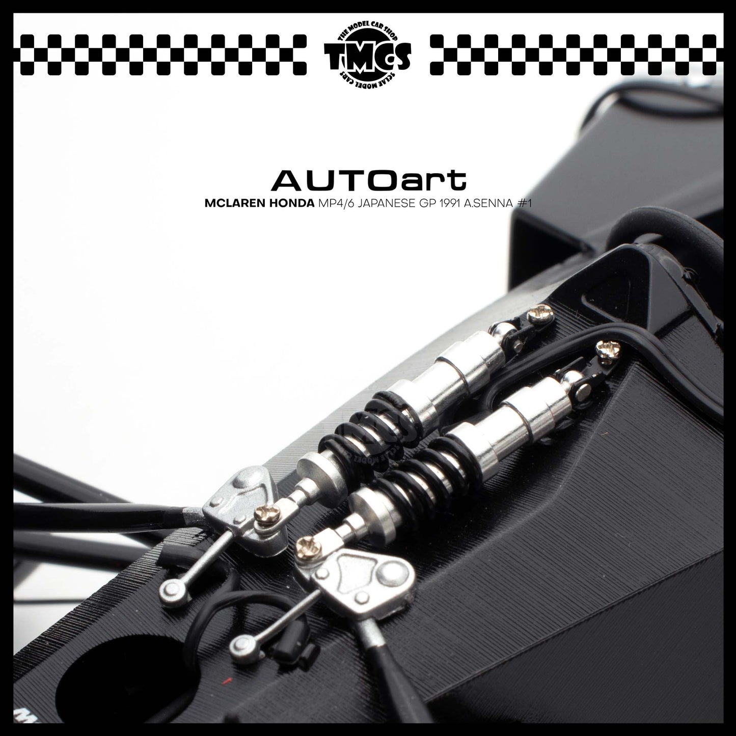 [Auto Art] Mclaren Honda MP4/6 Japanese GP 1991 A.Senna #1 (With Mclaren Logo)