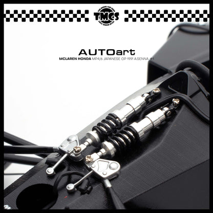 [Auto Art] Mclaren Honda MP4/6 Japanese GP 1991 A.Senna #1 (With Mclaren Logo)