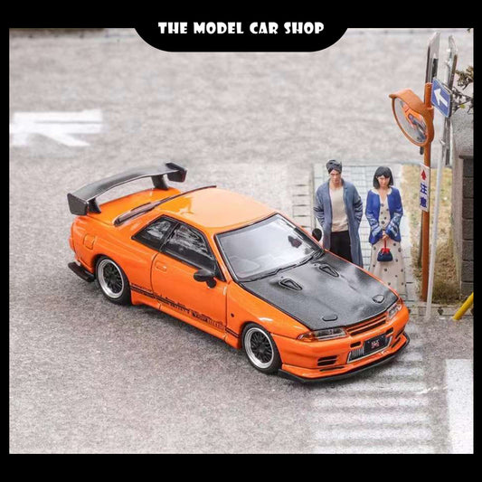 [Focal Horizon] GT-R (R32) VR Carbon Hood - Orange