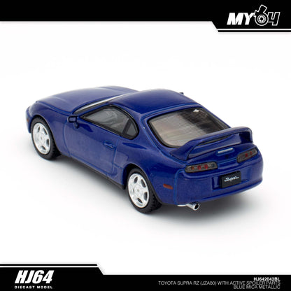 [Hobby Japan] Toyota SUPRA RZ (JZA80) with Active Spoiler Parts - Blue Mica Metallic