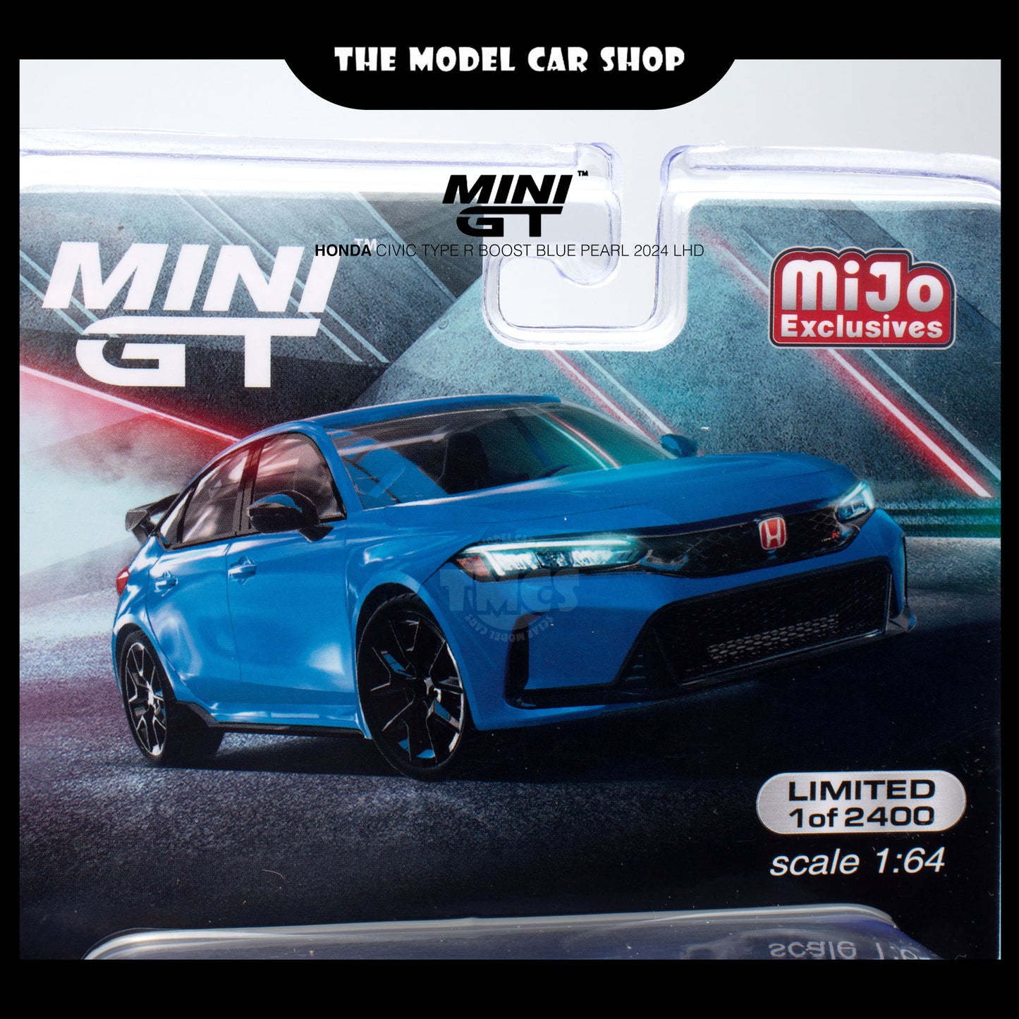 [MINI GT] Honda Civic Type R Boost - Blue Pearl 2023 (Mijo Exclusive)