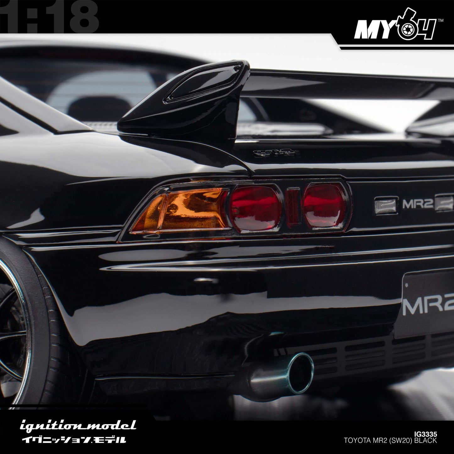 [Ignition Model] Toyota MR2 (SW20) - Black
