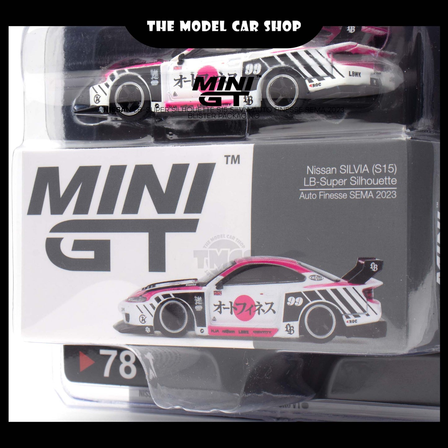 [MINI GT] Nissan LB-Super Silhouette S15 SILVIA Auto Finesse SEMA 2023