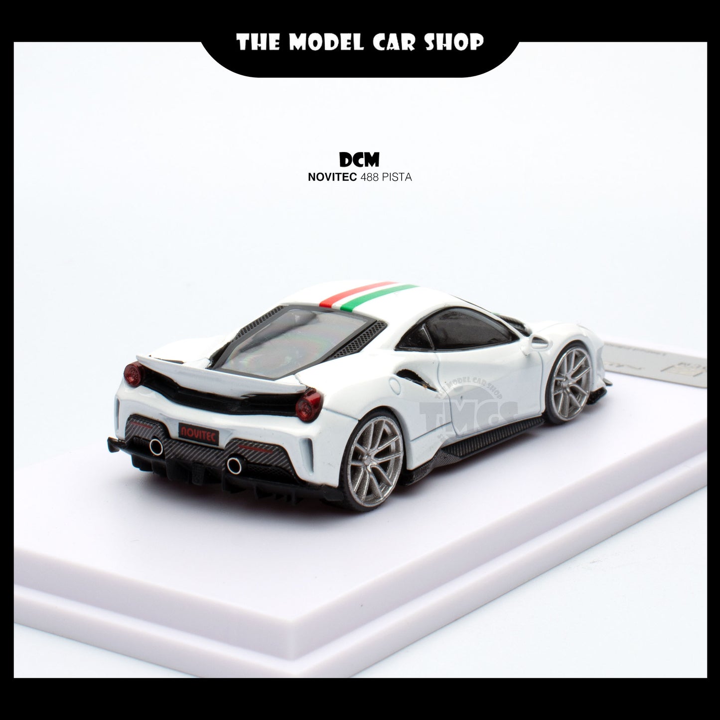 [DCM] Novitec 488 Pista - White with Italy Stripe